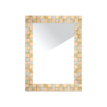 Stone Decorative Mirror - Multicolor